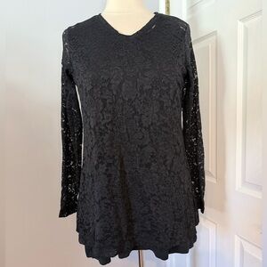 Logo Layers Lace Layered tunic Top